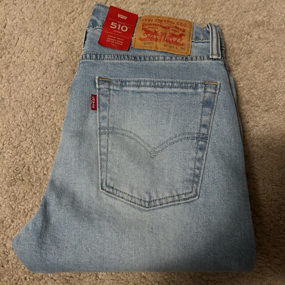 Levis 510 skinny jeans (29x30) NWT